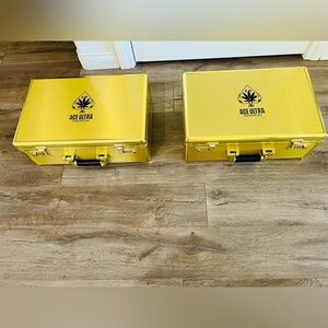 Ace Ultra Premium 2 Gold Cases / Briefcases / Suitcases ONLY- Great Condition!!!